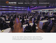 Tablet Screenshot of eventsgmbh.de